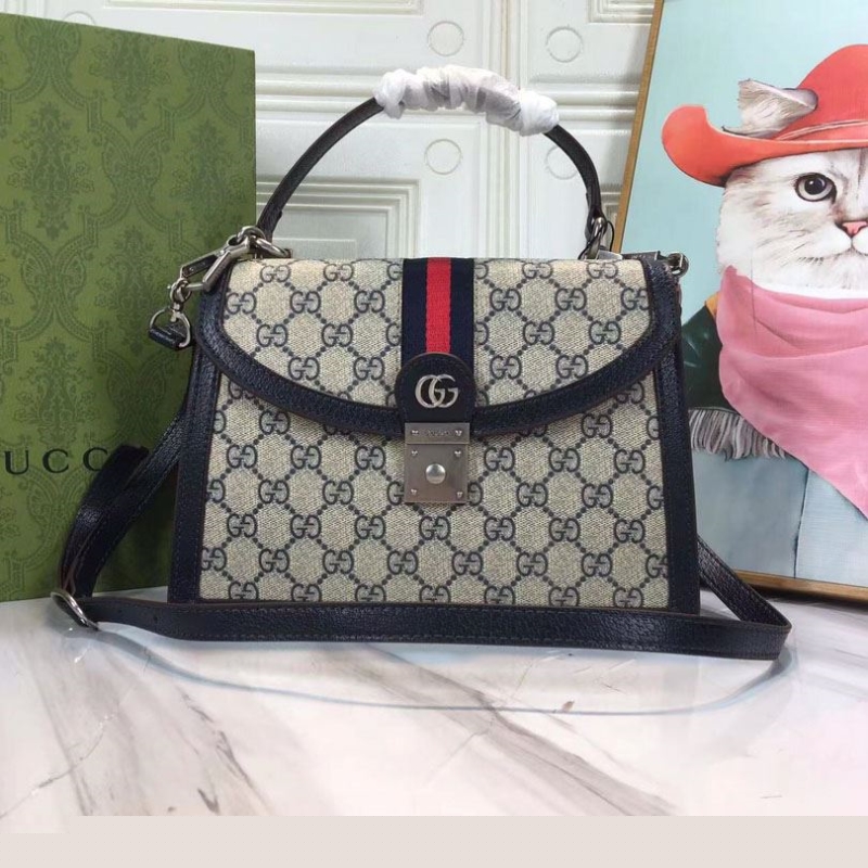 G*u*i top handle bags